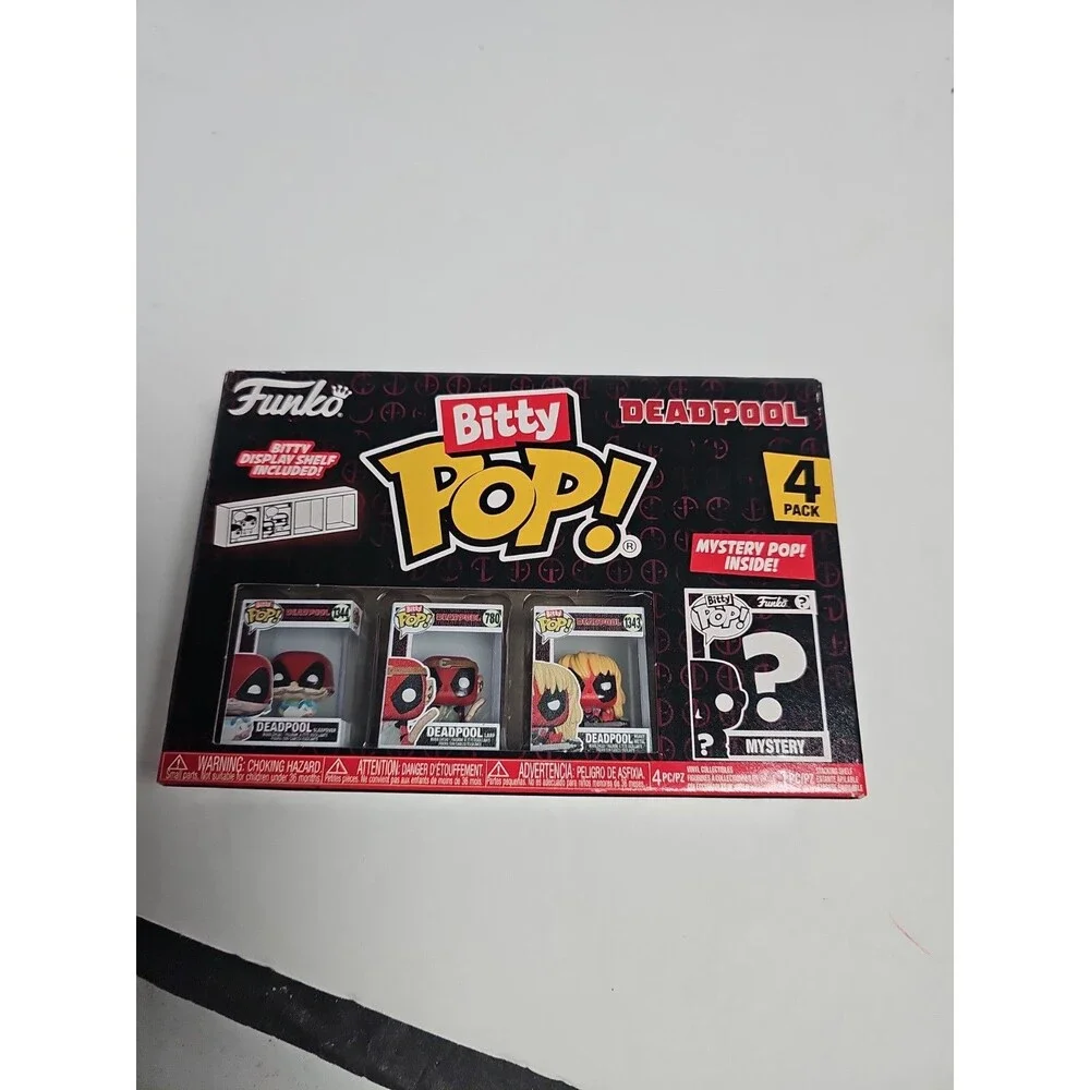 FUNKO Bitty POP!: Deadpool 4-Pack [New Toy] Vinyl Figure, 4 Pack